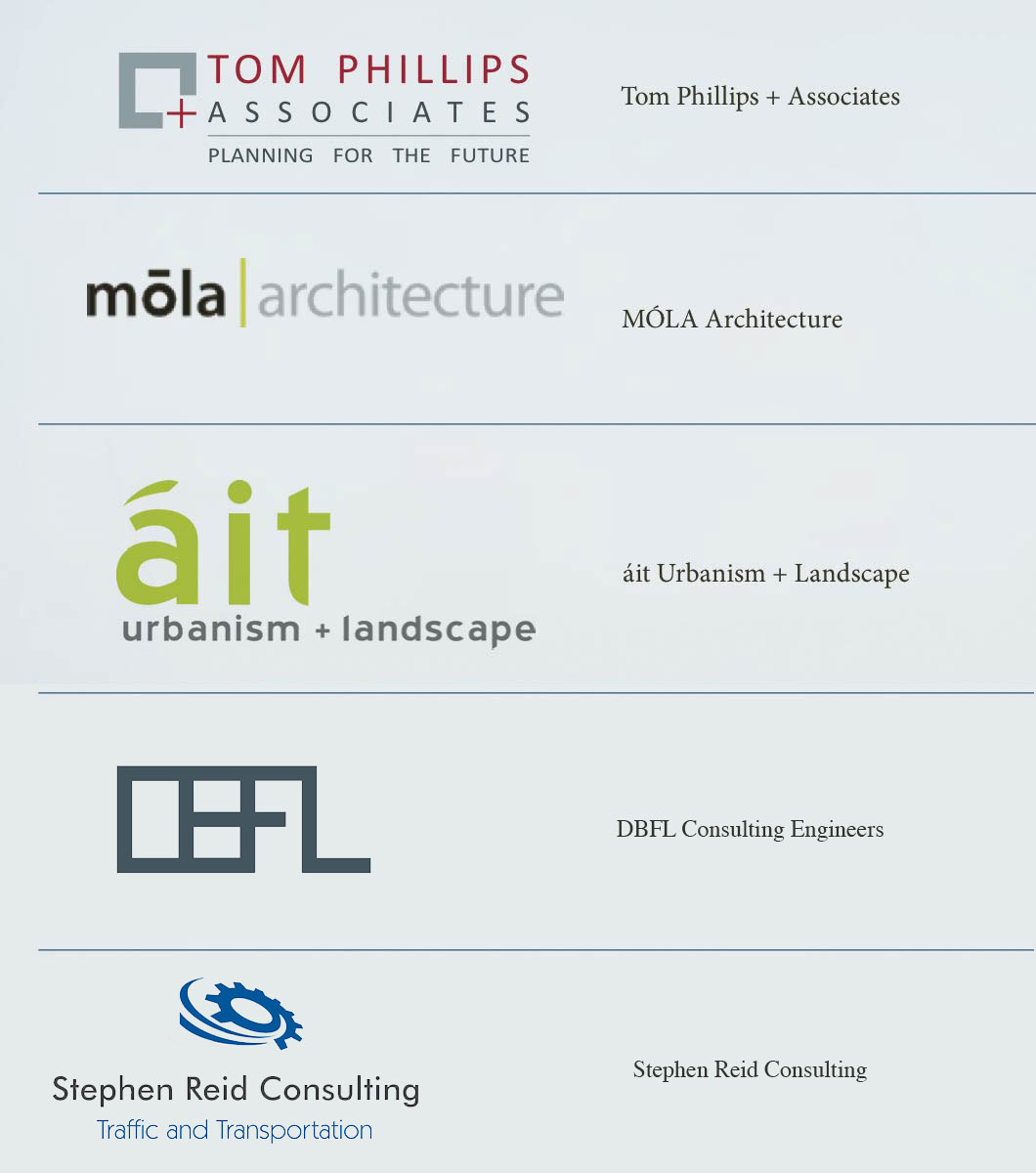 Tom Phillips and Associates	- Mola Architecture - Tobins Consulting Engineers - Fearon O'Neil Rooney Consulting Engineers - Áit Urbanism and Landscape